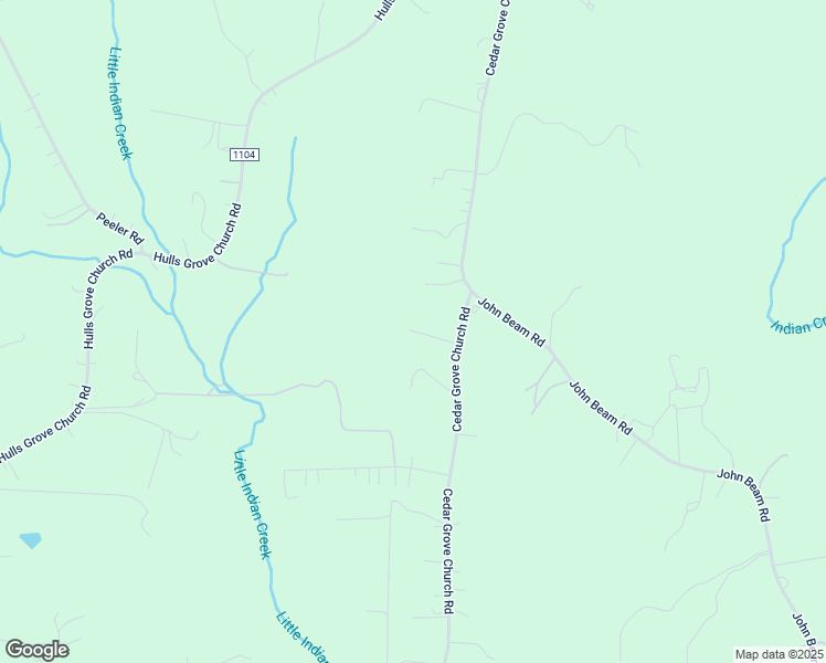 map of restaurants, bars, coffee shops, grocery stores, and more near 1025 Cedar Grove Church Road in Vale
