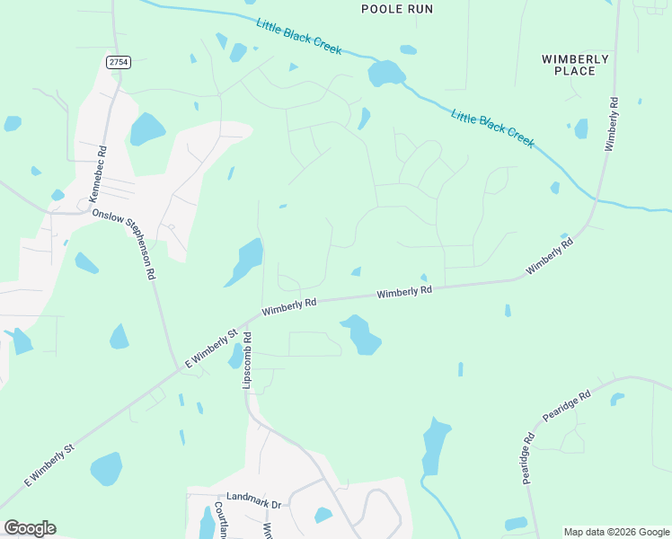 map of restaurants, bars, coffee shops, grocery stores, and more near 6844 Wimberly Road in Wake County