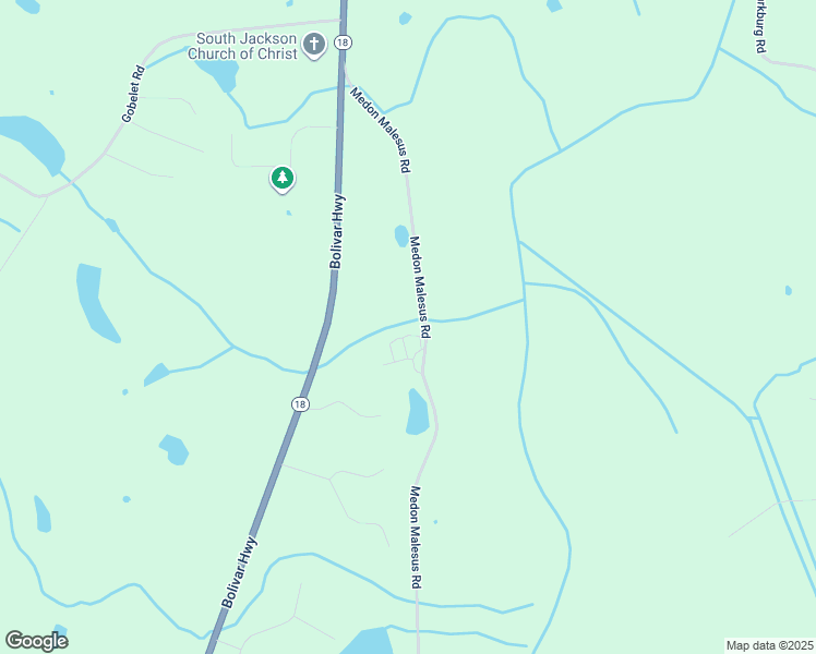 map of restaurants, bars, coffee shops, grocery stores, and more near 128 Medon Malesus Road in Medon