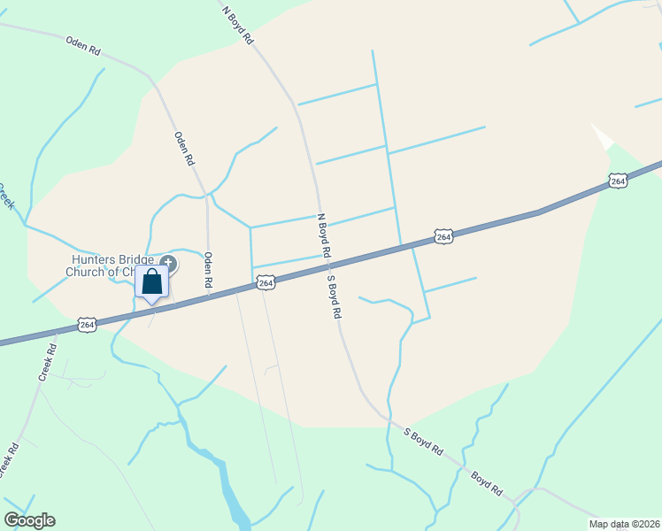 map of restaurants, bars, coffee shops, grocery stores, and more near 16000 U.S. 264 in Pinetown