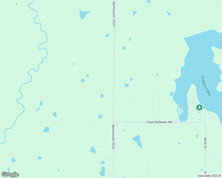 map of restaurants, bars, coffee shops, grocery stores, and more near 102757 S 3520 Rd in Prague