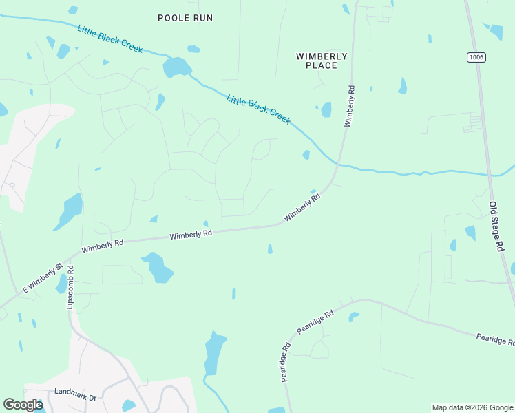 map of restaurants, bars, coffee shops, grocery stores, and more near 6500 Wimberly Road in Wake County