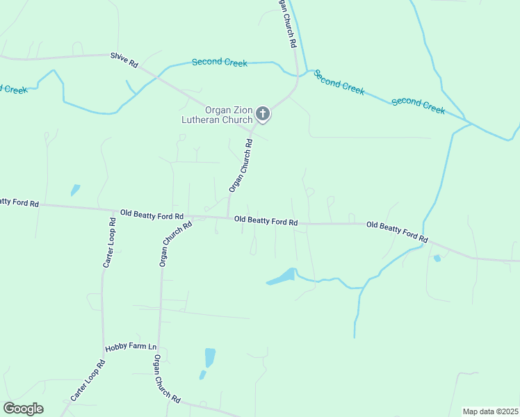 map of restaurants, bars, coffee shops, grocery stores, and more near 9904 Old Beatty Ford Road in Rockwell