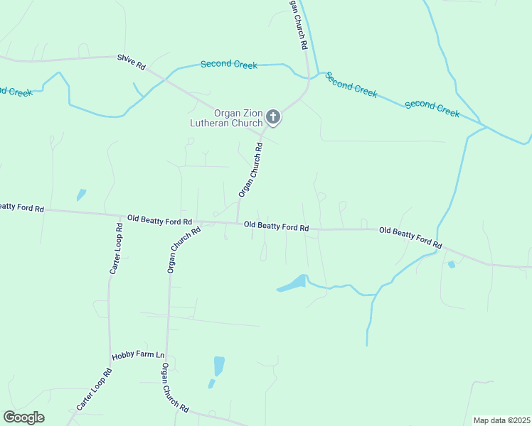 map of restaurants, bars, coffee shops, grocery stores, and more near 9904 Old Beatty Ford Road in Rockwell