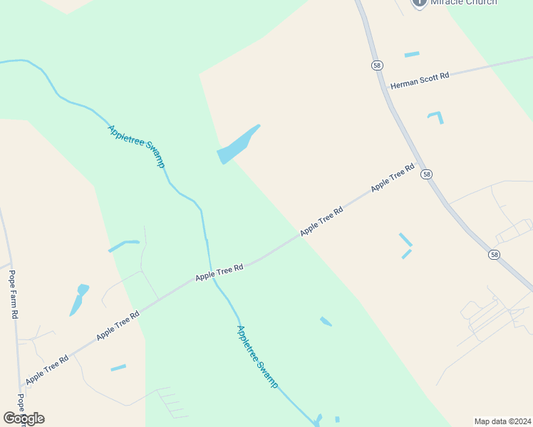map of restaurants, bars, coffee shops, grocery stores, and more near 560 Apple Tree Road in Stantonsburg