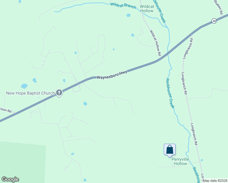 map of restaurants, bars, coffee shops, grocery stores, and more near 153 Kimberly Rd in Hohenwald