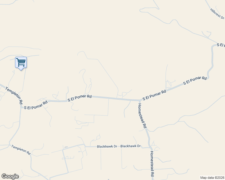 map of restaurants, bars, coffee shops, grocery stores, and more near 3314 South El Pomar Road in Templeton