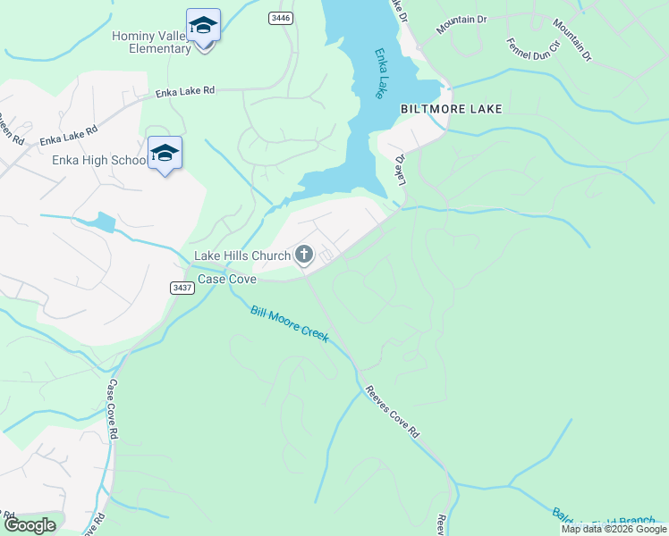 map of restaurants, bars, coffee shops, grocery stores, and more near 1 Black Horse Run in Buncombe County