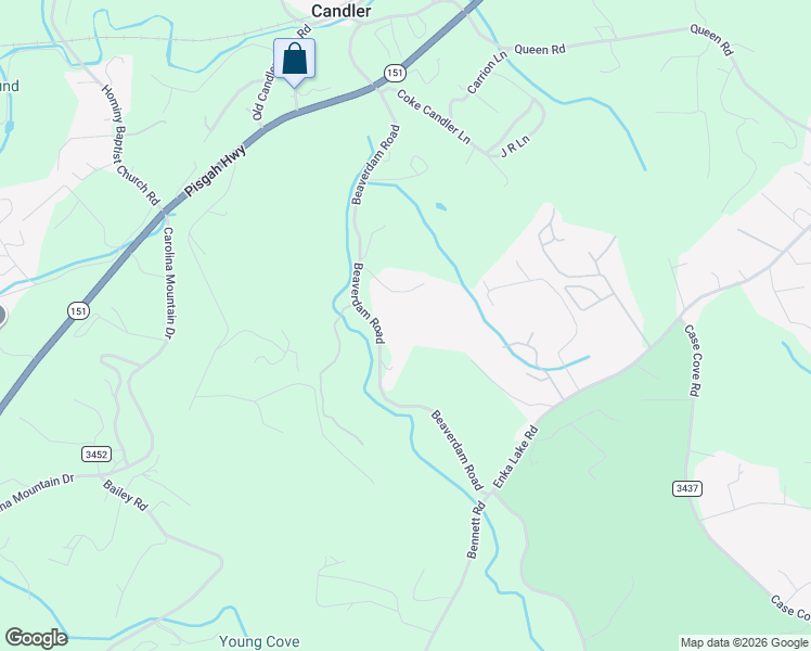 map of restaurants, bars, coffee shops, grocery stores, and more near 161 North Beaverdam Road in Candler