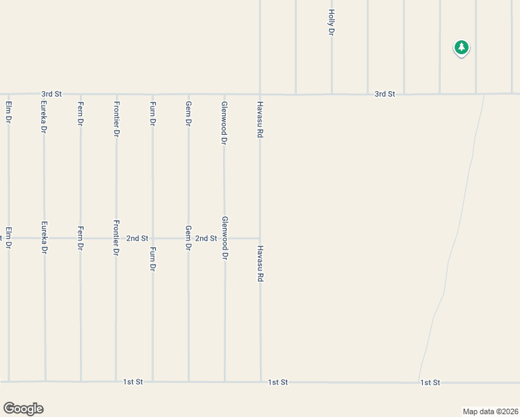 map of restaurants, bars, coffee shops, grocery stores, and more near 13807 Havasu Road in Dolan Springs