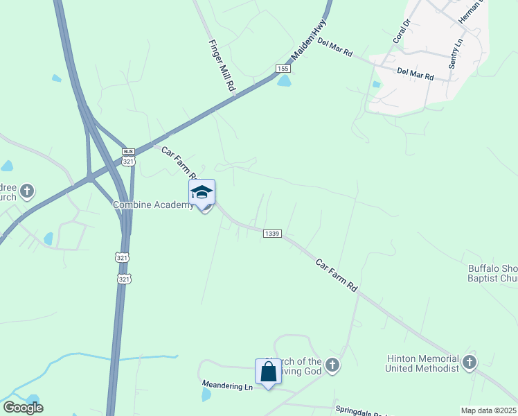 map of restaurants, bars, coffee shops, grocery stores, and more near in Vale