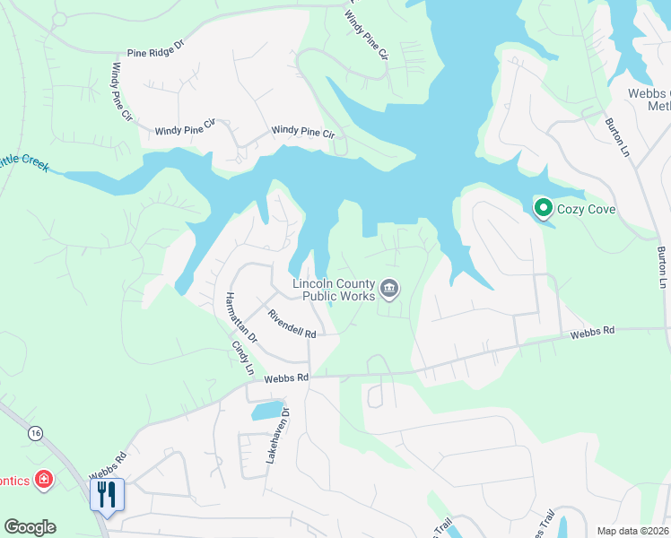 map of restaurants, bars, coffee shops, grocery stores, and more near 4077 Rivendell Road in Denver
