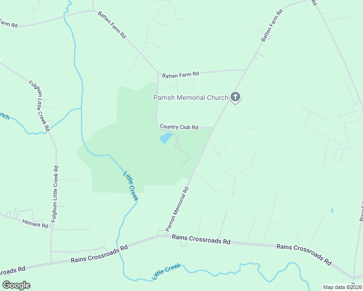 map of restaurants, bars, coffee shops, grocery stores, and more near 363 Parrish Memorial Church Road in Selma