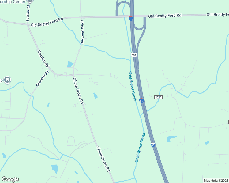 map of restaurants, bars, coffee shops, grocery stores, and more near 1810 Old Beatty Ford Rd in China Grove