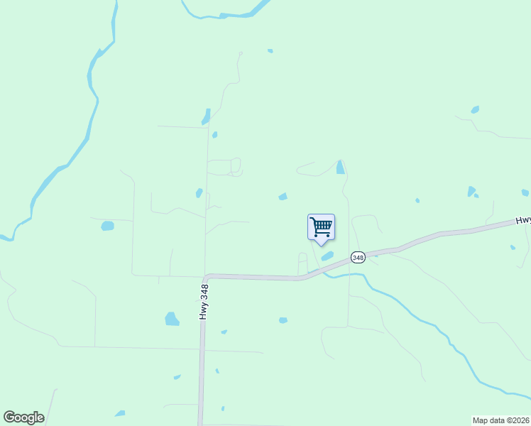 map of restaurants, bars, coffee shops, grocery stores, and more near 3801 Highway 348 in Rudy