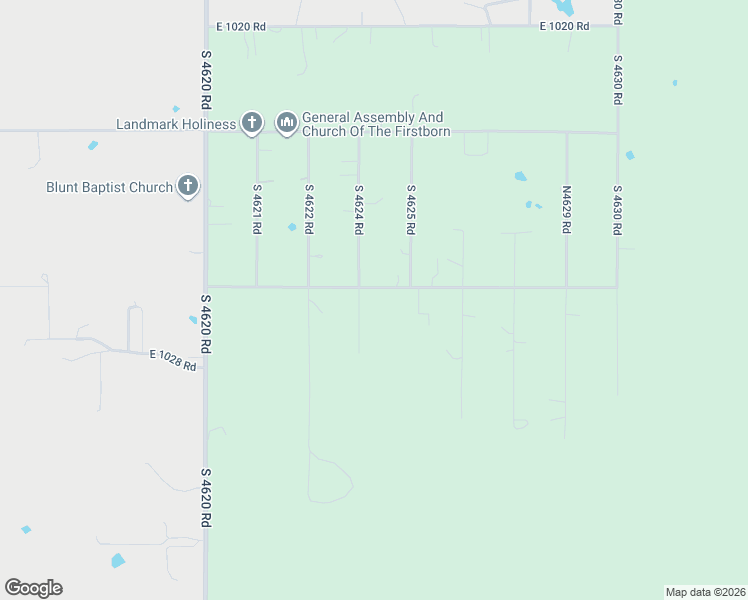 map of restaurants, bars, coffee shops, grocery stores, and more near 462386 East 1026 Road in Sallisaw