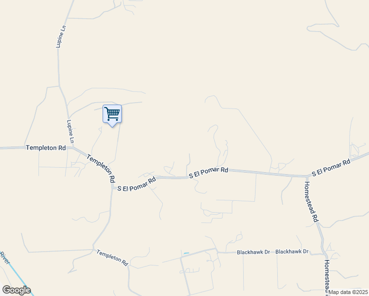 map of restaurants, bars, coffee shops, grocery stores, and more near 3310 South El Pomar Road in Templeton