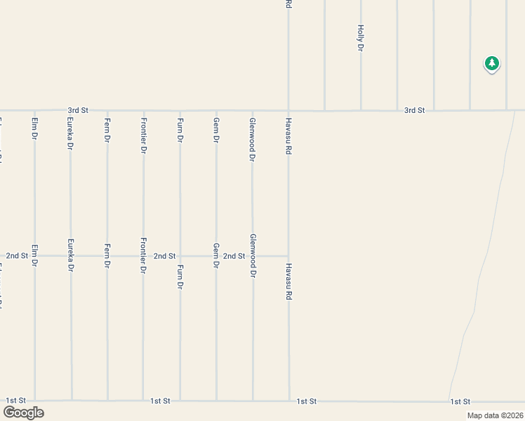 map of restaurants, bars, coffee shops, grocery stores, and more near 13807 Havasu Road in Dolan Springs