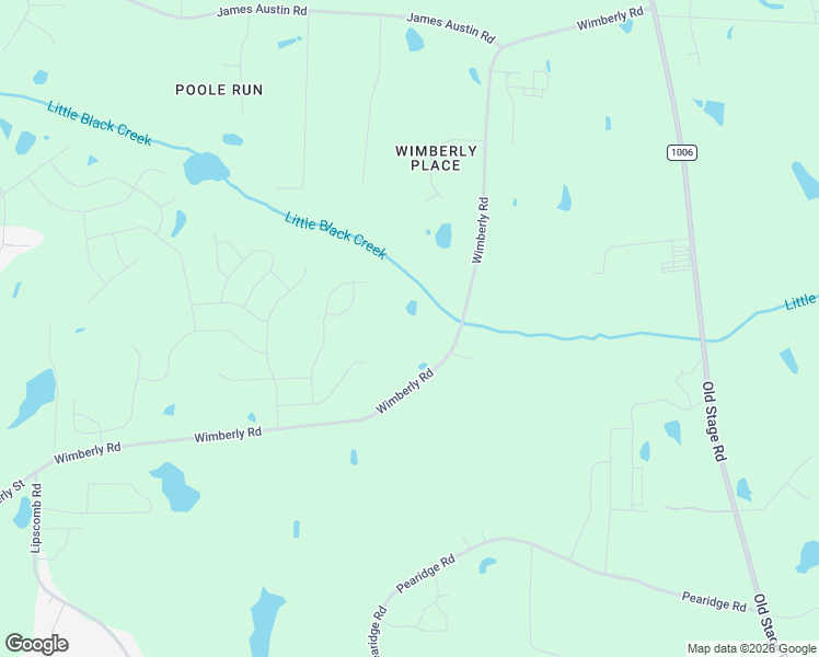 map of restaurants, bars, coffee shops, grocery stores, and more near 6390 Wimberly Road in Wake County