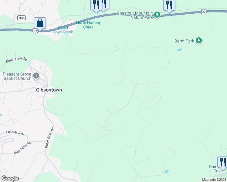 map of restaurants, bars, coffee shops, grocery stores, and more near in Canton