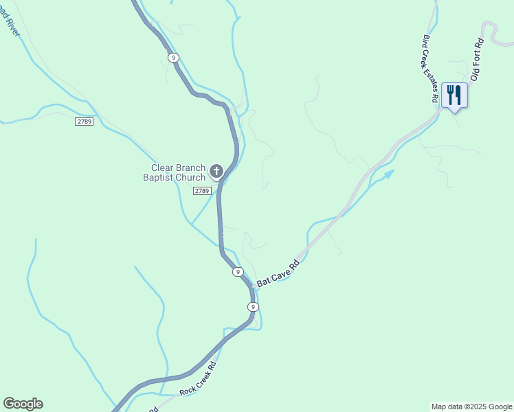 map of restaurants, bars, coffee shops, grocery stores, and more near 123 Havens Creek Road in Black Mountain
