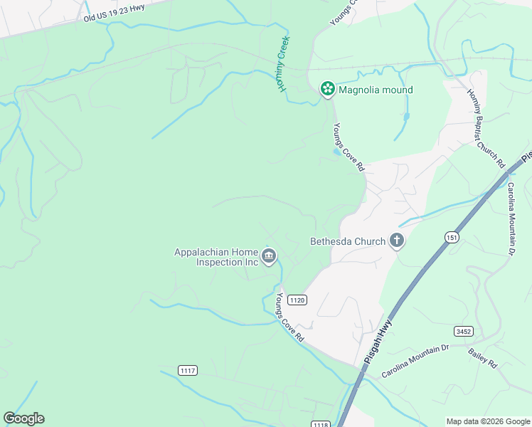 map of restaurants, bars, coffee shops, grocery stores, and more near 42 Parker Drive in Candler