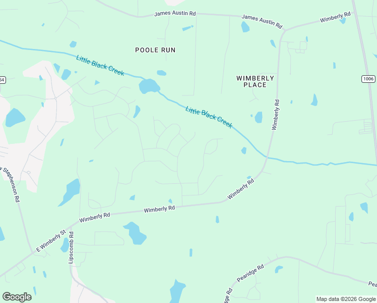 map of restaurants, bars, coffee shops, grocery stores, and more near 6492 Wimberly Road in Wake County