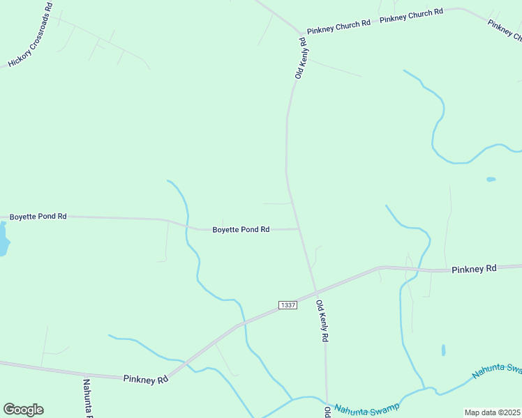 map of restaurants, bars, coffee shops, grocery stores, and more near 162 Boyette Pond Road in Kenly