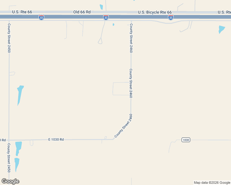 map of restaurants, bars, coffee shops, grocery stores, and more near N2460 Road in Weatherford