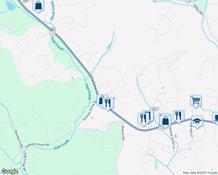 map of restaurants, bars, coffee shops, grocery stores, and more near 115 Clay Street in Fairview