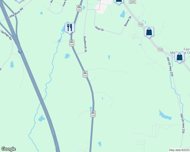 map of restaurants, bars, coffee shops, grocery stores, and more near 137 McCrary Country Lane in Seagrove