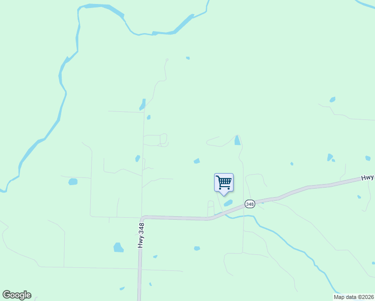 map of restaurants, bars, coffee shops, grocery stores, and more near 3801 Highway 348 in Rudy