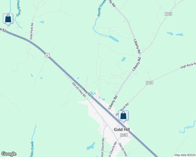 map of restaurants, bars, coffee shops, grocery stores, and more near 180 Dew Lane in Gold Hill