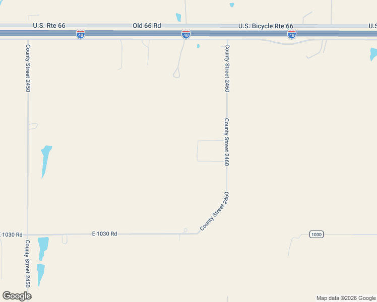 map of restaurants, bars, coffee shops, grocery stores, and more near N2460 Road in Weatherford