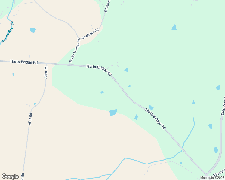 map of restaurants, bars, coffee shops, grocery stores, and more near 3458 Harts Bridge Road in Pinson