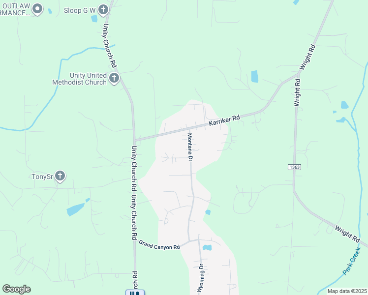 map of restaurants, bars, coffee shops, grocery stores, and more near 2955 Montana Drive in Kannapolis