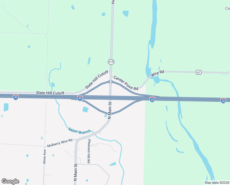 map of restaurants, bars, coffee shops, grocery stores, and more near 1982-1998 North Main Street in Mulberry