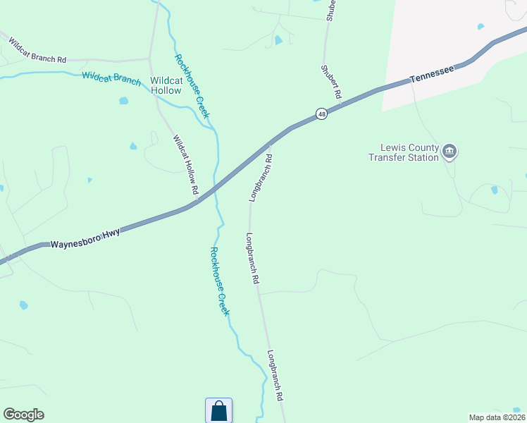 map of restaurants, bars, coffee shops, grocery stores, and more near 151 Longbranch Road in Hohenwald