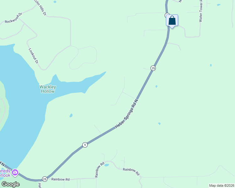 map of restaurants, bars, coffee shops, grocery stores, and more near 5 Bobs Lane in Tumbling Shoals