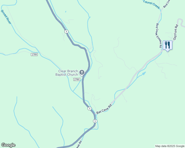 map of restaurants, bars, coffee shops, grocery stores, and more near 97 Havens Creek Road in Black Mountain