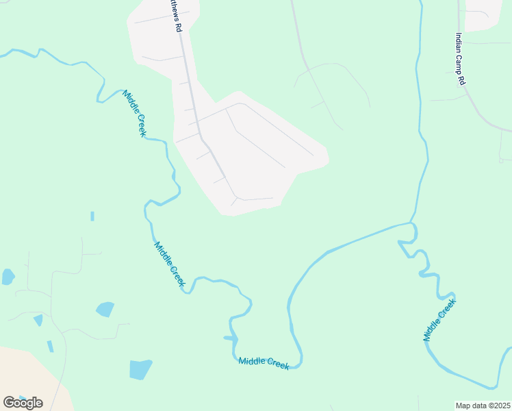 map of restaurants, bars, coffee shops, grocery stores, and more near 2806 Matthews Road in Clayton
