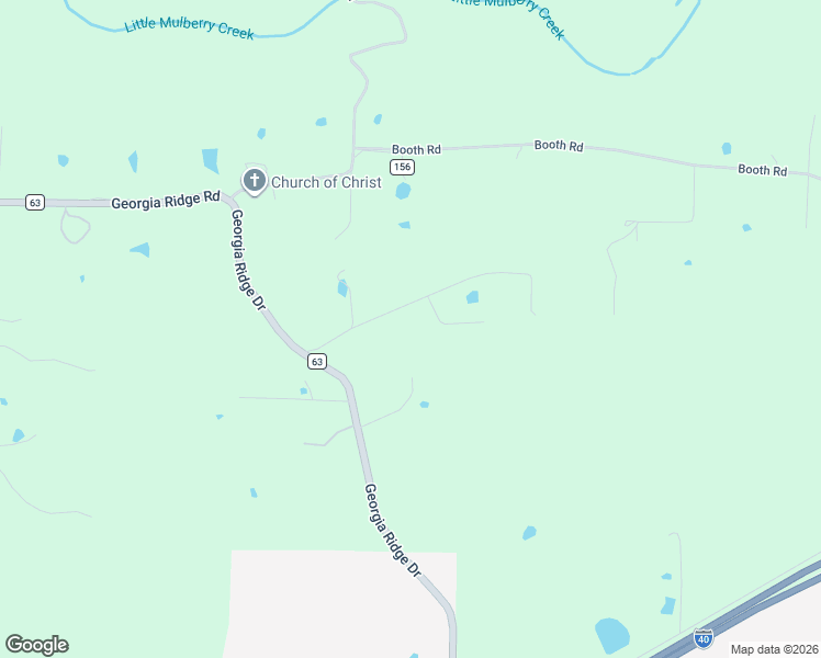 map of restaurants, bars, coffee shops, grocery stores, and more near 3819 Ridgemont Estates in Mulberry