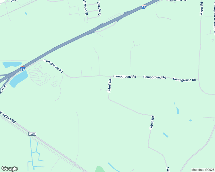 map of restaurants, bars, coffee shops, grocery stores, and more near 30 Futrell Road in Selma