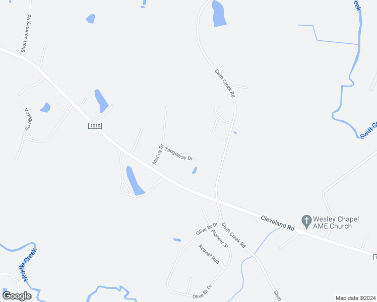 map of restaurants, bars, coffee shops, grocery stores, and more near 153 Tangueray Drive in Smithfield