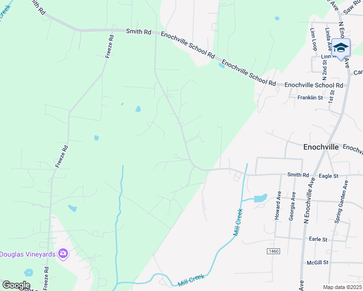 map of restaurants, bars, coffee shops, grocery stores, and more near 8397 Smith Road in Kannapolis
