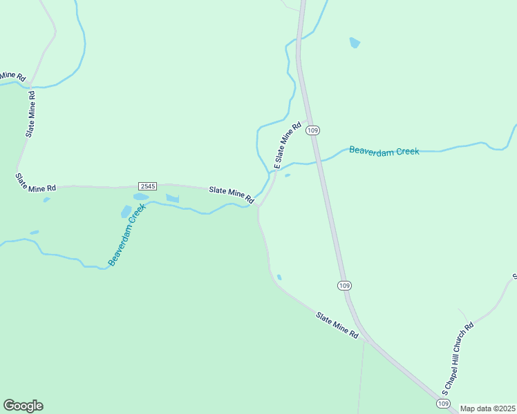 map of restaurants, bars, coffee shops, grocery stores, and more near 2117 Slate Mine Road in New London