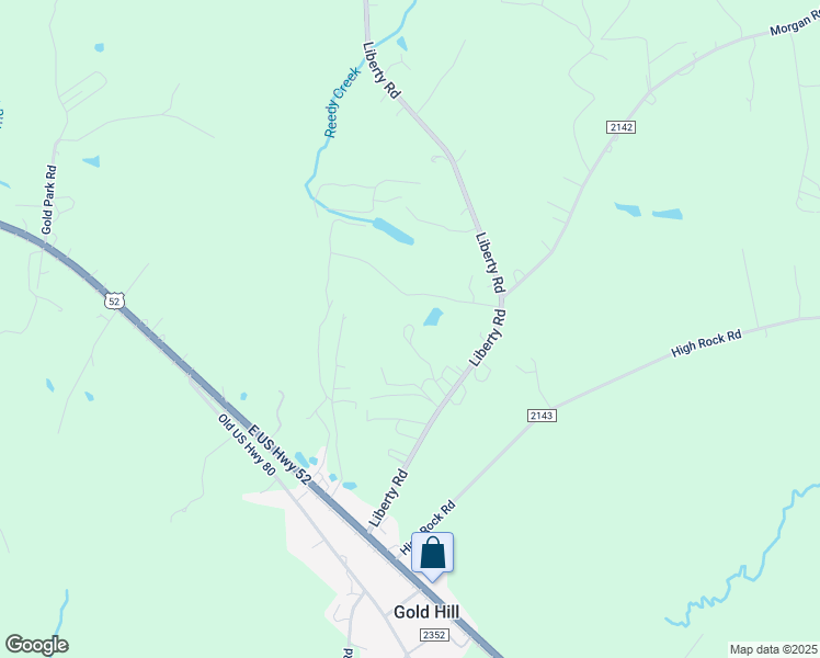 map of restaurants, bars, coffee shops, grocery stores, and more near 420 Liberty Road in Gold Hill