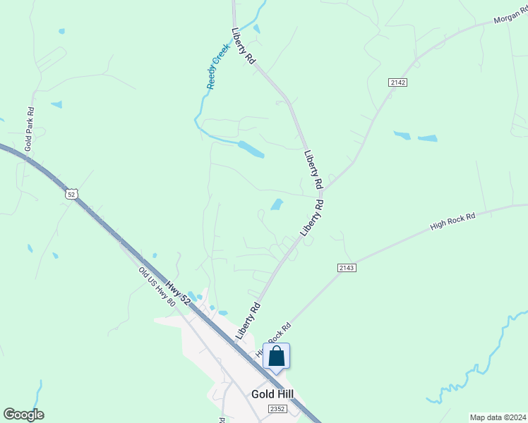 map of restaurants, bars, coffee shops, grocery stores, and more near 420 Liberty Road in Gold Hill