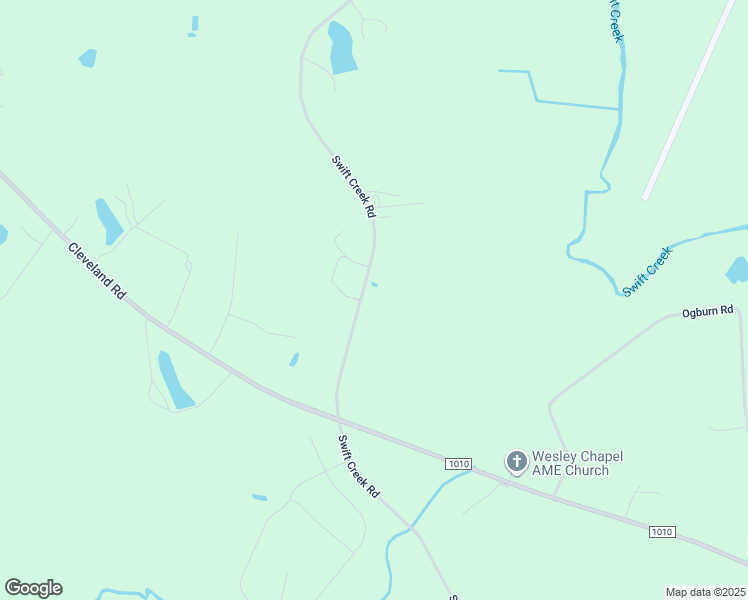 map of restaurants, bars, coffee shops, grocery stores, and more near Swift Creek Road in Smithfield