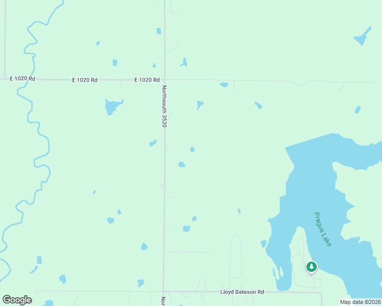 map of restaurants, bars, coffee shops, grocery stores, and more near 102314 South 3520 Road in Prague